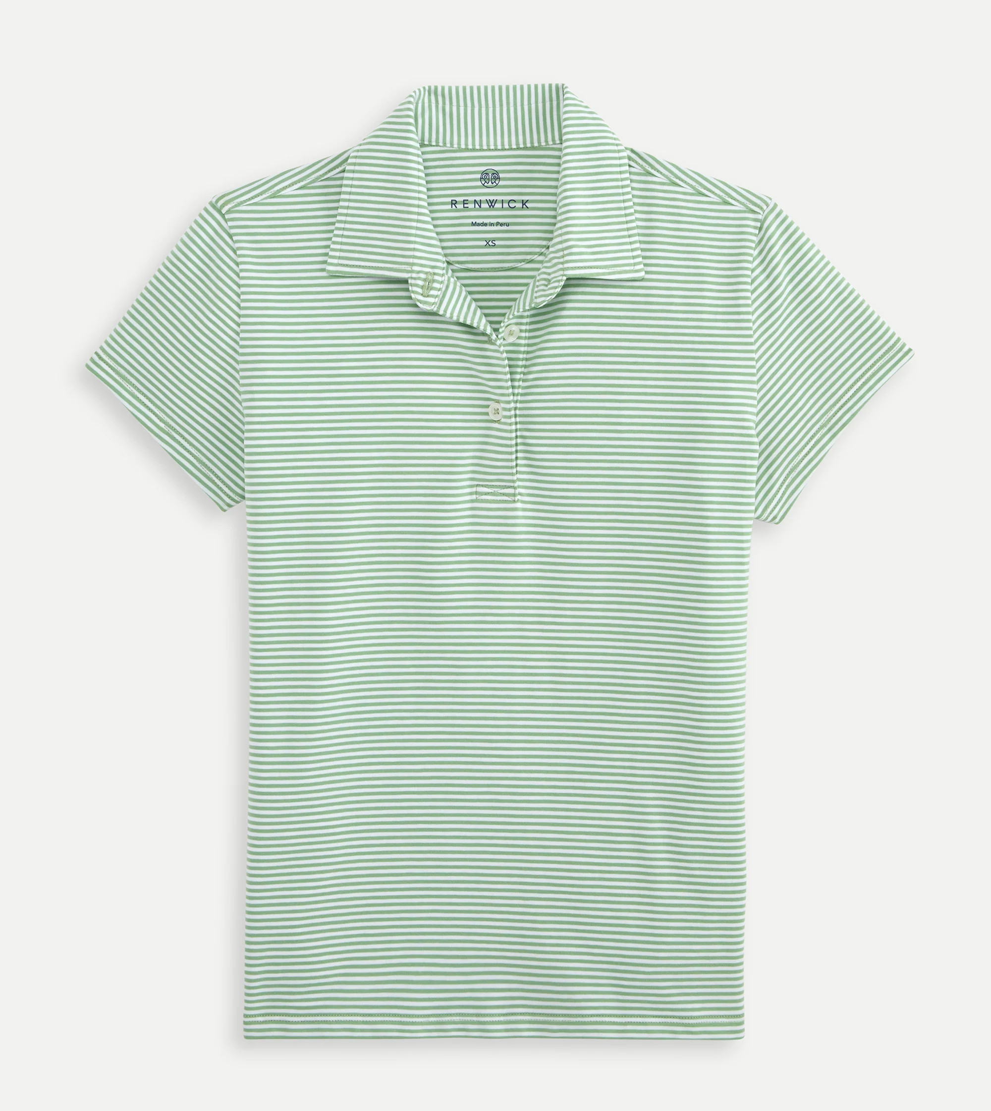 The Renwick Striped Cotton Polo | Renwick Golf