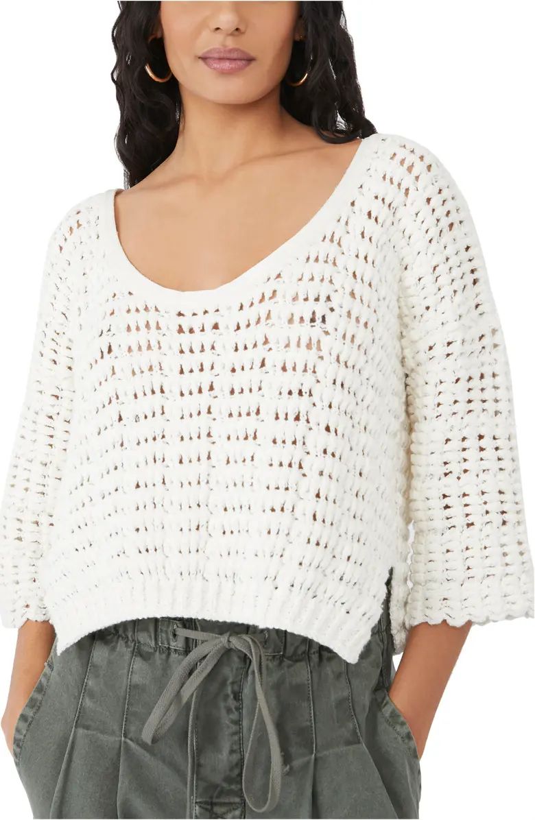 Loose Knit Crop Sweater | Nordstrom