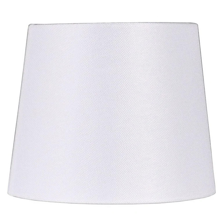 Mainstays 9" White Lamp Shade with Spider Fitter | Walmart (US)