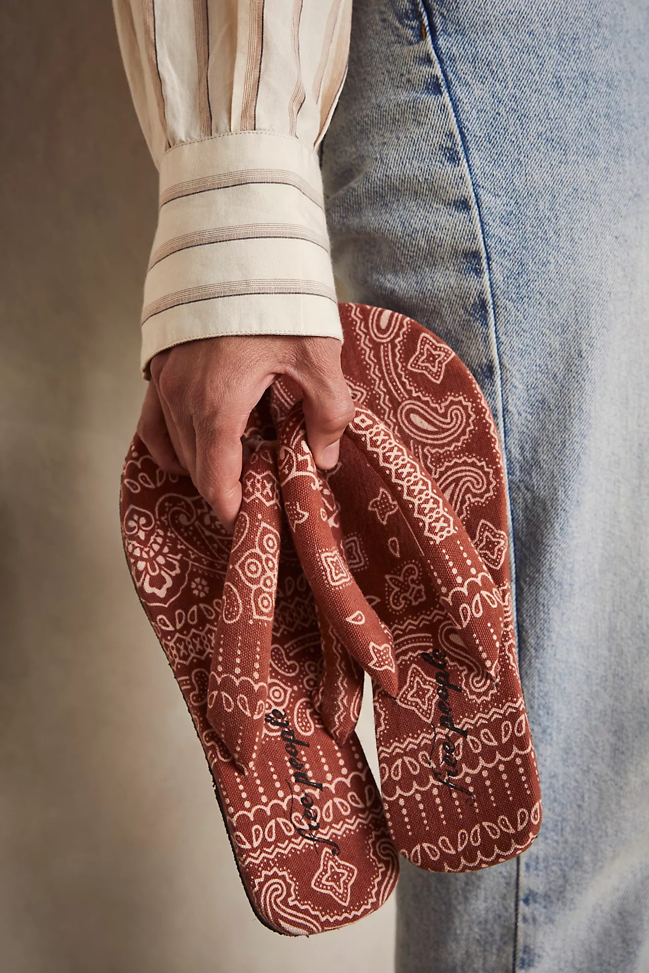 Es Verdra  Cotton Thong Sandals | Free People (Global - UK&FR Excluded)