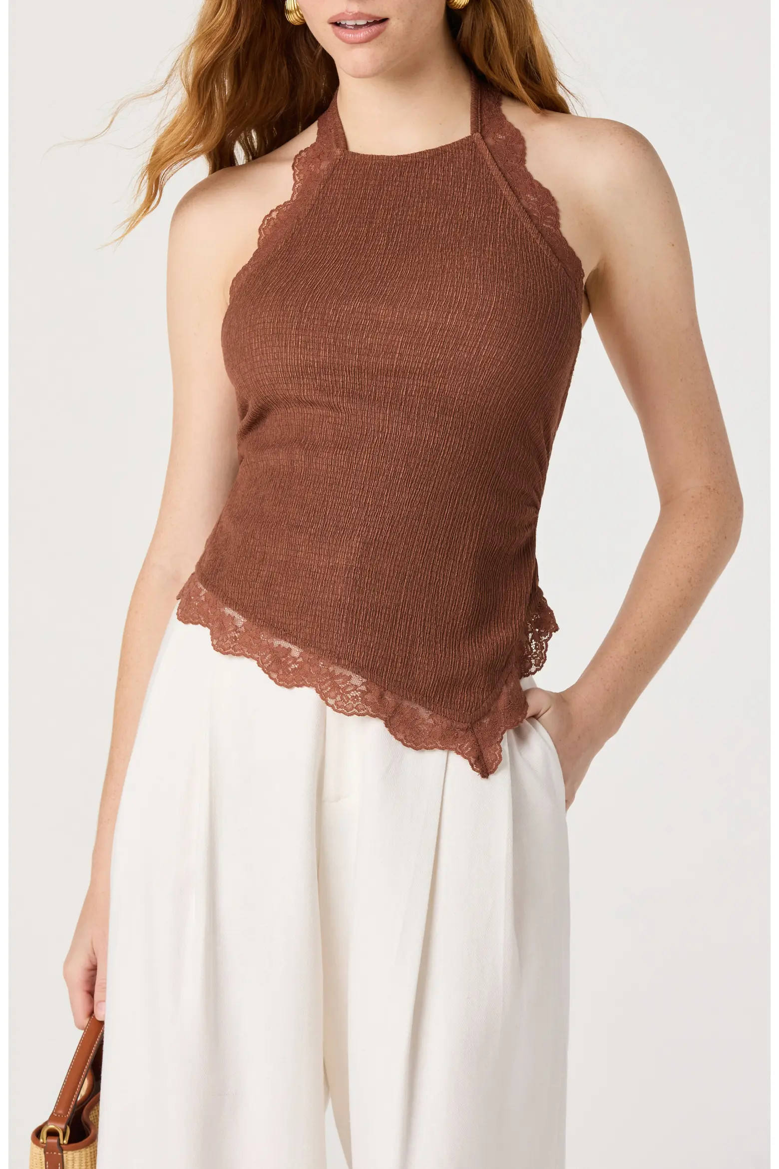 Zoe Lace Halter Top (Women) | Nordstrom | Nordstrom