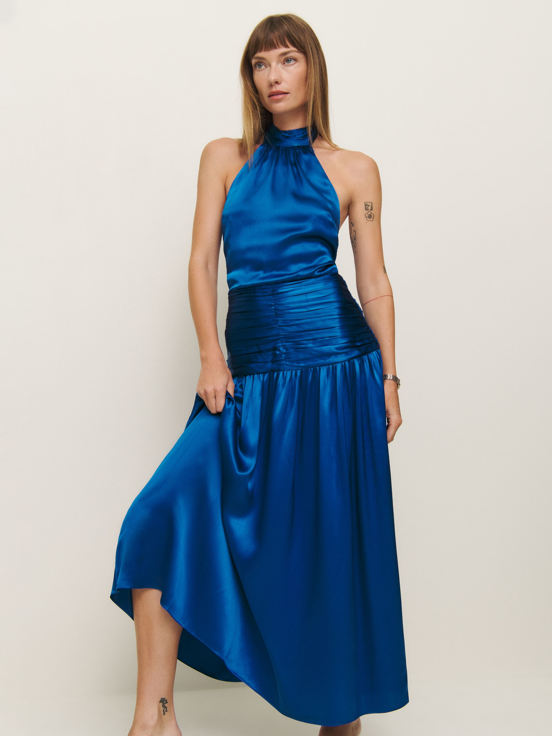 Zaria Silk Dress | Reformation (Global)