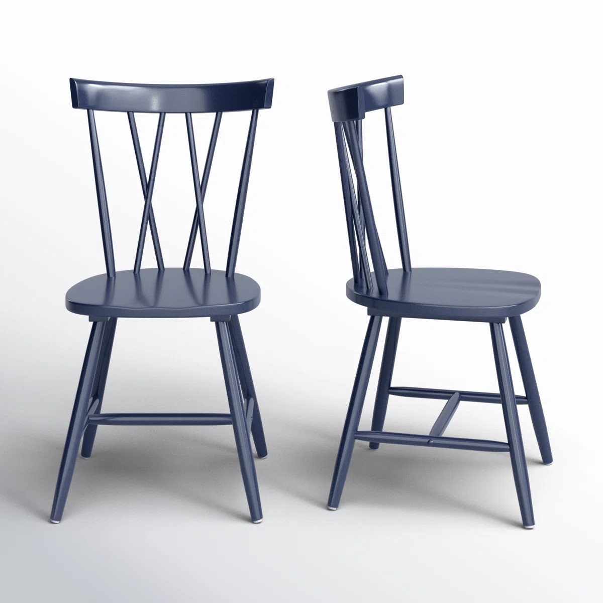 Porschia Cross Back Side Chair (Set of 2) | Birch Lane