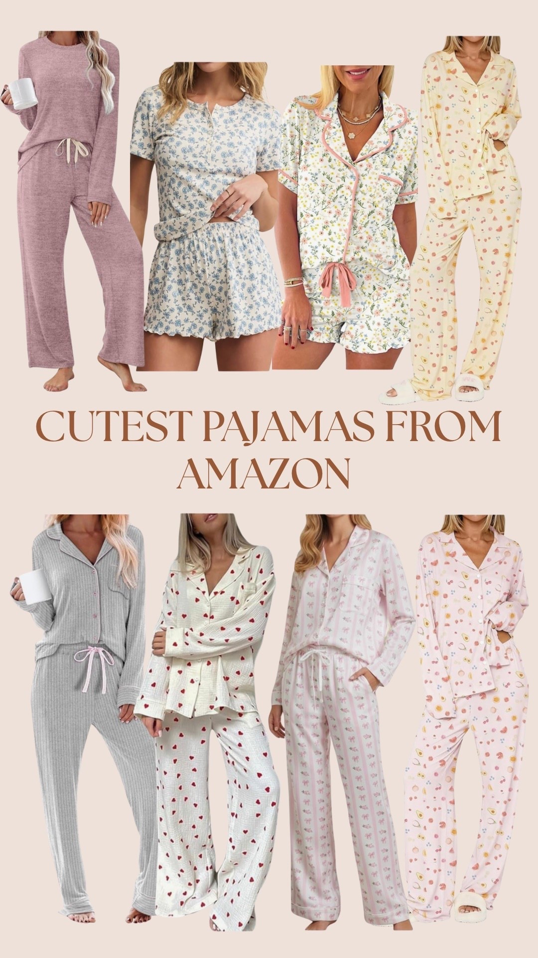 Cute Amazon pajamas 💌💋 #pajamas @amazonfindsandfashion 

#LTKValentine #LTKMidsize #LTKgrwm