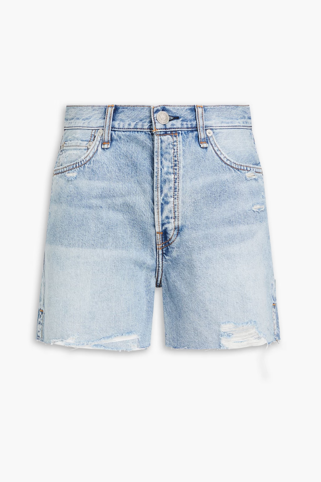 Distressed denim shorts | The Outnet (APAC)