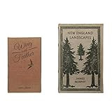 Creative Co-Op MDF & Canvas Book, Set of 2 New England Landscapes Storage Box, Multi Color, 2 Cou... | Amazon (US)