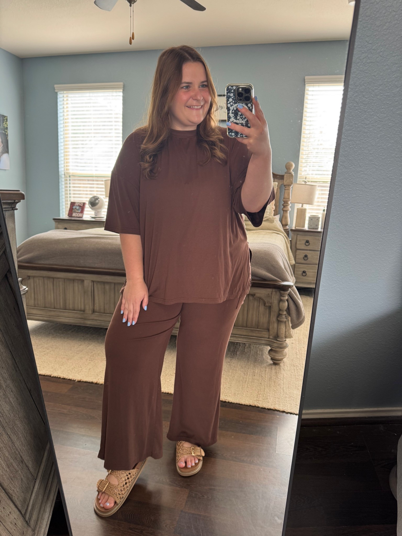 I’m 5’1 and a size 16 wearing an xl in this brown pretty garden set from Amazon! Paired with some sandals. 

#LTKPlusSize #LTKootd #LTKMidsize