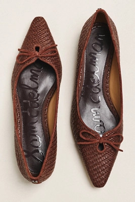 Sam Edelman Esmira 2 Bow Woven Ballet Flats | Anthropologie (US)