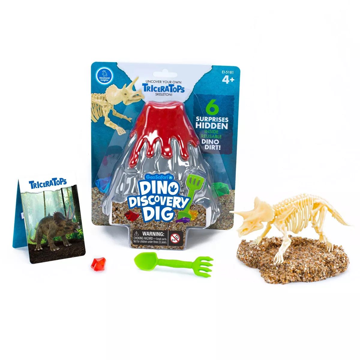 Educational Insights GeoSafari Jr. Dino Discovery Dig Triceratops | Target