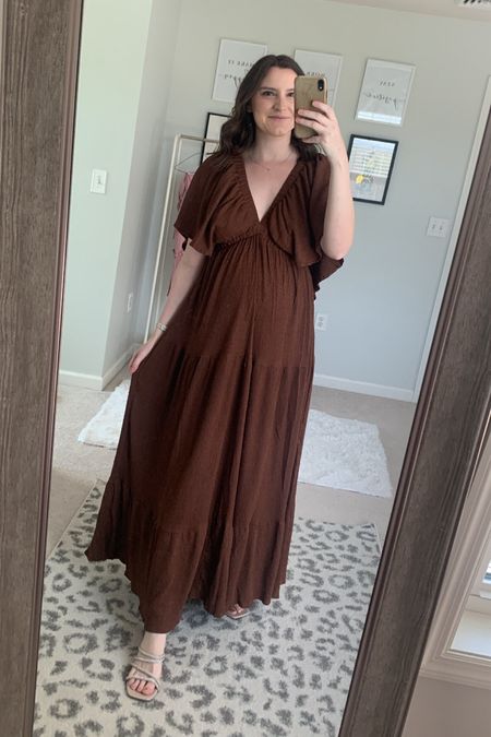 Amazon summer maxi dress that’s bump friendly and perfect for summer events- comes in multiple colors! Free people dupe, maxi dress, flowy dress, bump friendly dress

#LTKmidsize #LTKstyletip #LTKSeasonal