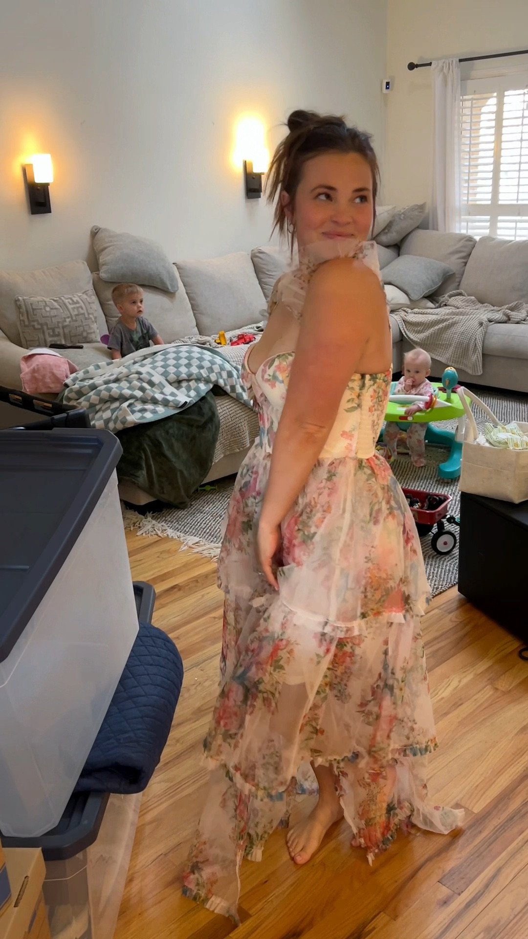 In the middle of this chapter of chaos, I saw this dress and had to have it. No idea where I’ll wear it but it makes me happy so I tried it on today and I’m in love 😍 it’s so fun and girly 

Wedding guest 
Formal dress
Spring fashion 

#LTKFindsUnder100 #LTKxVICI #LTKStyleTip