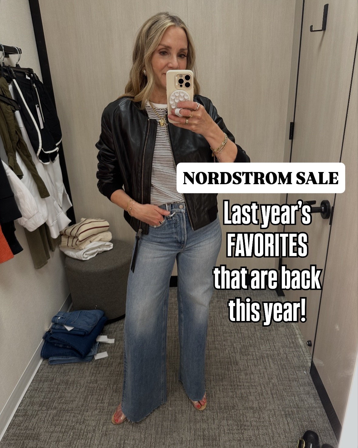 Tops picks + things we bought last year that are back on the @nordstrom sale!

Headed to the dressing room right now to see what I’m going to fall in love with this year! 

Cardholders with Icon status can start shopping today, but start your wishlist now so you’re ready to add to cart once you have access!

Mother jeans, Nordstrom sale, sneakers, fall style

#LTKSaleAlert #LTKOver40 #LTKootd