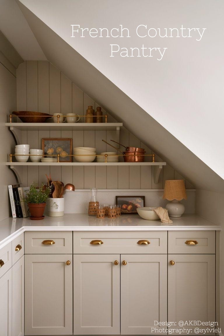 Neutral pantry inspiration.

Full tour + sources: 🔗 https://www.homebunch.com/french-country-home-with-earth-tone-interiors/

Design: @AKBDesign
Photography: @sylvieli


💡 Follow Home Bunch for more home inspiration — here you always get to know and shop what you see!


#PantryDesign #ReverePewter #FrenchCountryKitchen #KitchenInspo #InteriorDesign #HomeBunch #TimelessInteriors #CabinetStyle #ClassicDesign

#LTKmomlife #LTKHome #LTKdayinmylife