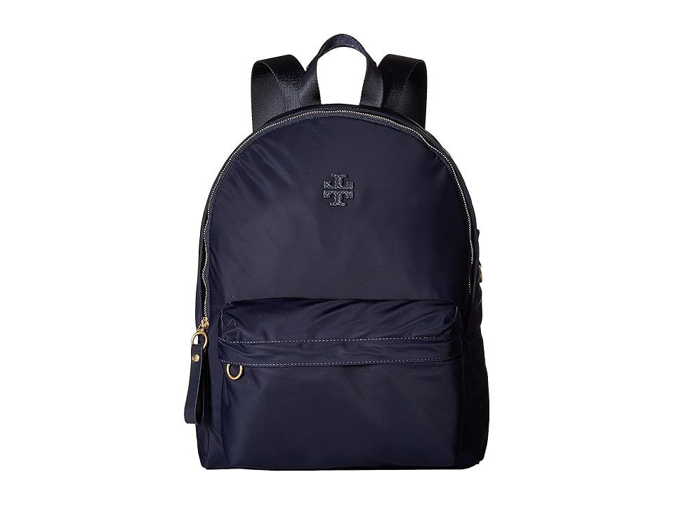 Tory Burch Nylon Backpack (Tory Navy) Backpack Bags | Zappos