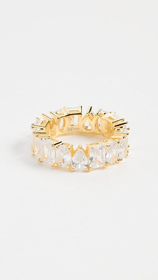 By Adina Eden Multi Shape Eternity Band Ring | SHOPBOP | Shopbop