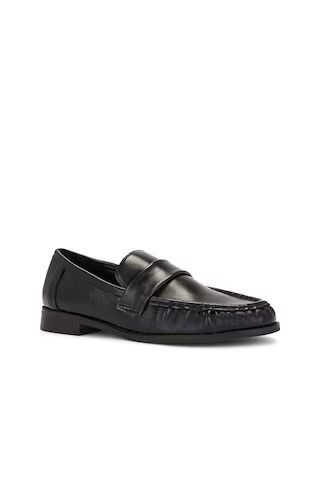 Steve Madden Ridley Loafer in Black Leather from Revolve.com | Revolve Clothing (Global)