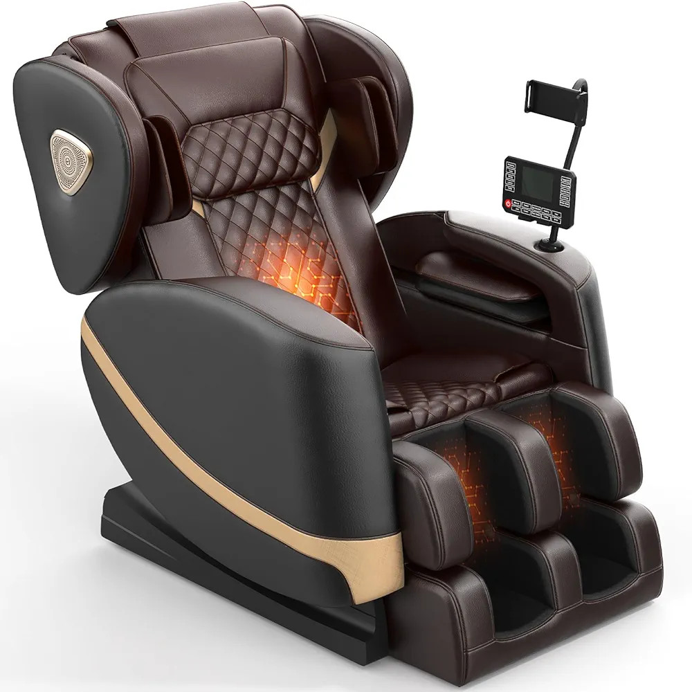 2025 Massage Chair Full Body, Zero Gravity Massage Chair with 10 Fix Rollers, Heating, Foot Massa... | Amazon (US)