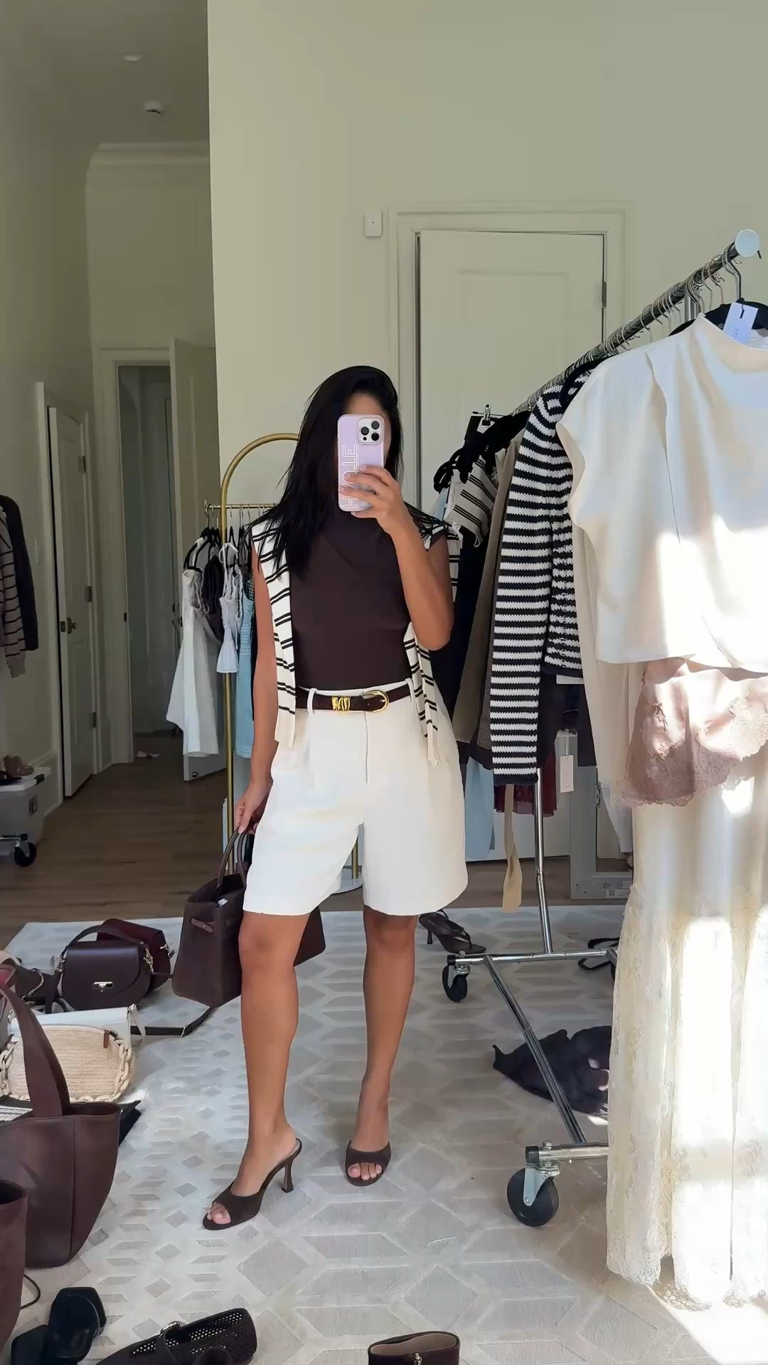 Finally tried out the long short trend and it’s sooo chic! My husband even liked it too, which shocked me! I’m wearing the sz 6 here!

#LTKCon #LTKootd