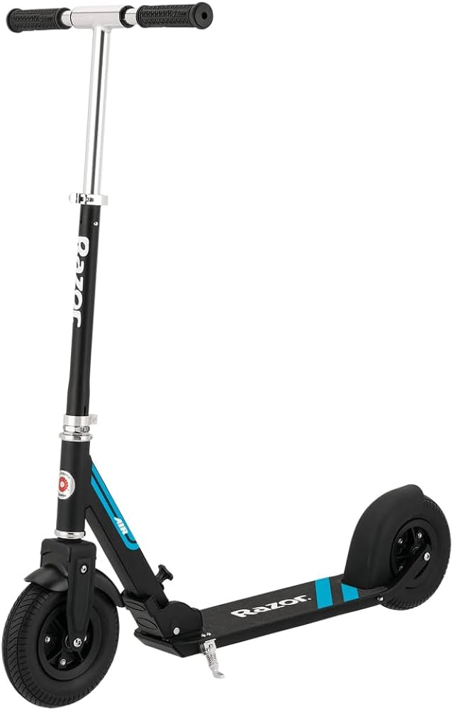 Razor A5 Air Kick Scooter for Kids Ages 8+ - Extra-Long Deck, 8" Pneumatic Rubber Wheels, Foldabl... | Amazon (US)