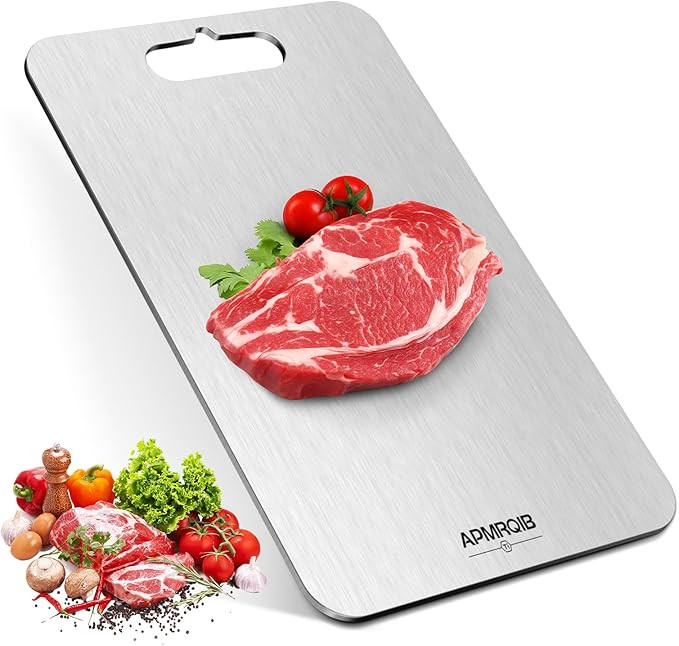Titanium Cutting Boards for Kitchen, 100% Pure Titanium Cutting Boards Double Sided Non Toxic Cut... | Amazon (US)