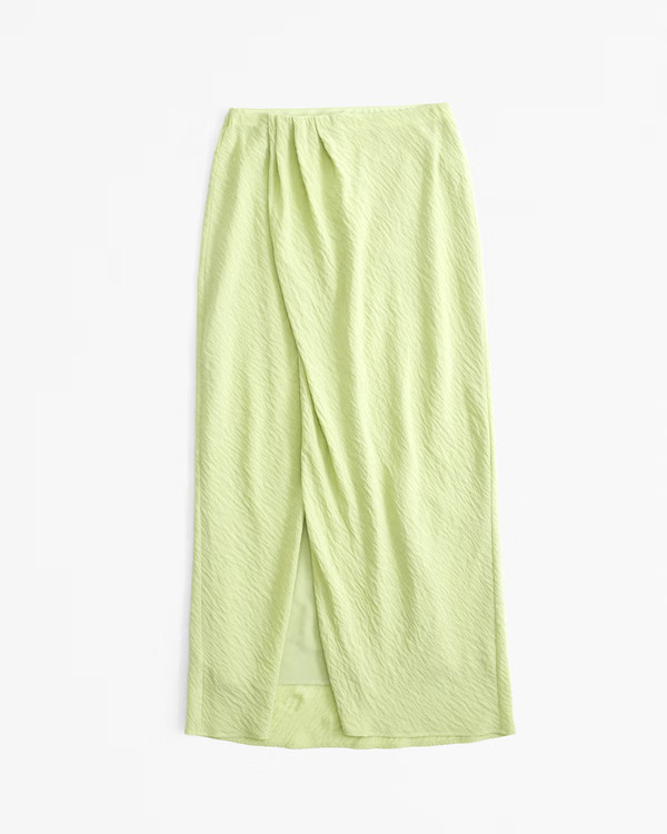 Women's Mid Rise Sarong Maxi Skirt | Women's Bottoms | Abercrombie.com | Abercrombie & Fitch (US)