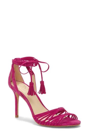 Women's Vince Camuto Stellima Tassel Sandal, Size 5 M - Pink | Nordstrom