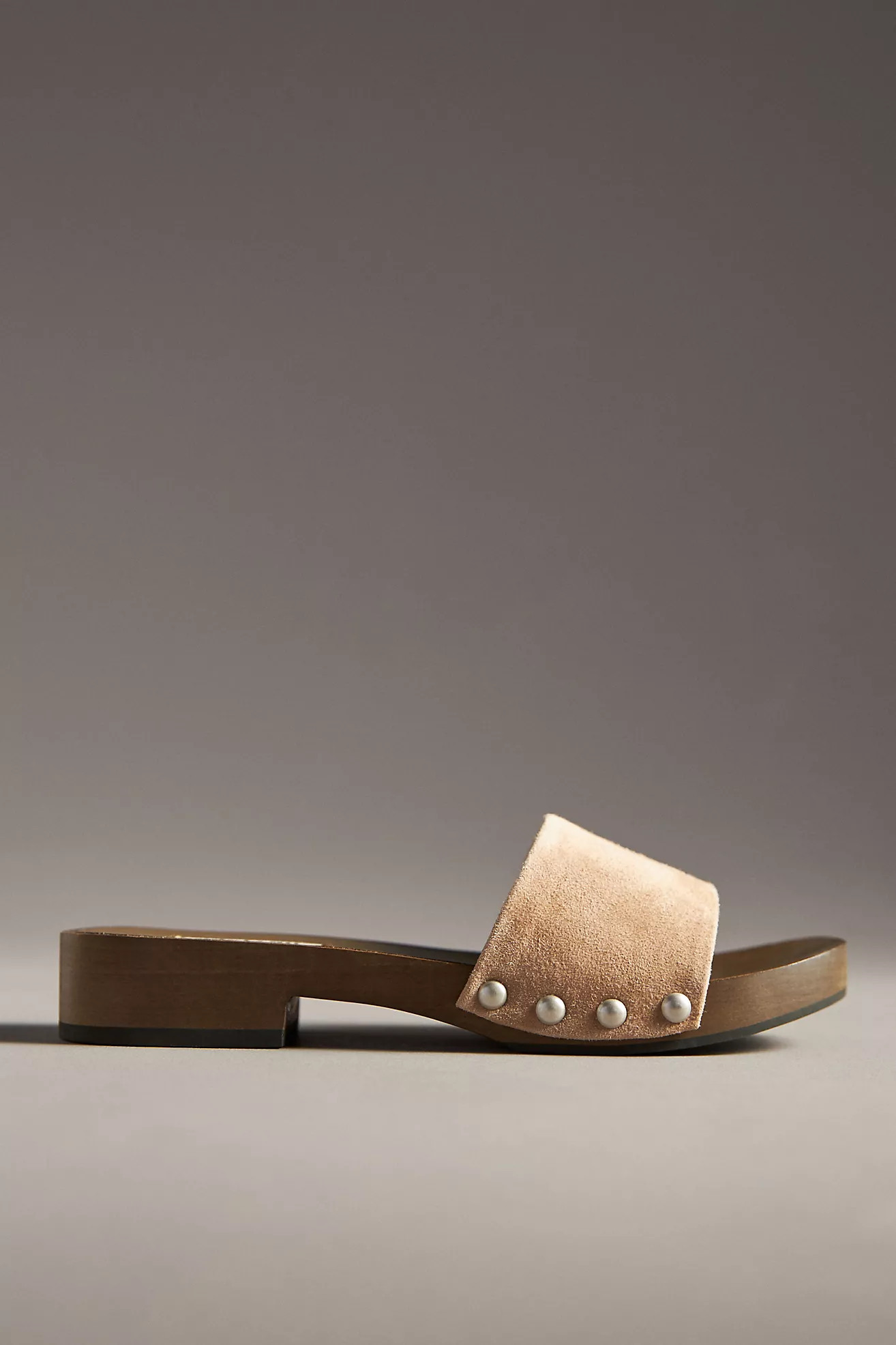 Bibi Lou Wood-Bottom Slides | Anthropologie (US)