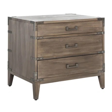 Lauretta 3 - Drawer Nightstand | Wayfair North America