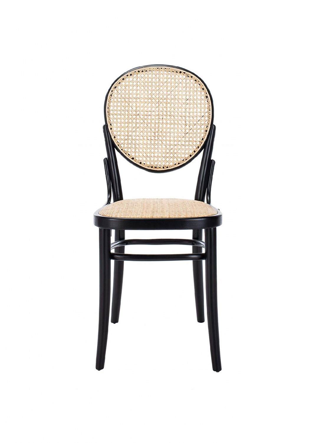 Bea Cane Dining Chair Set of 2- Black - Eclectic Goods | Eclectic Goods