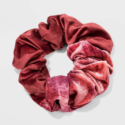 Oversized Velvet Solid and Ombre Twister - Wild Fable™ Coral/Burgundy | Target