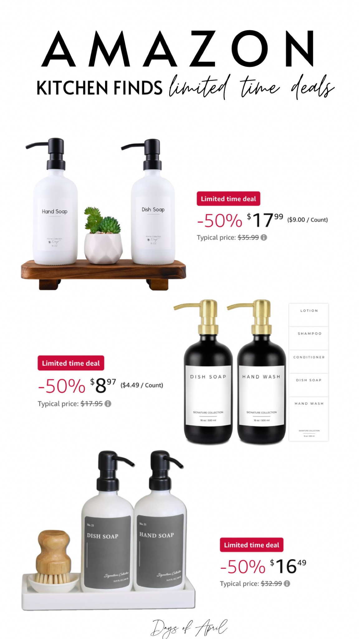 Get these Amazon kitchen finds while on sale for a LIMITED TIME! 50% off! 

#LTKSaleAlert #LTKHome