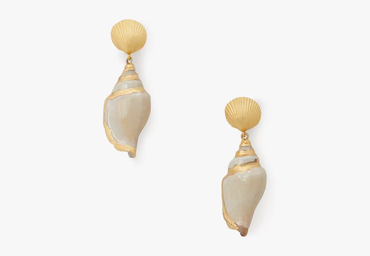 Reef Treasure Shell Drop Earrings | Kate Spade Outlet