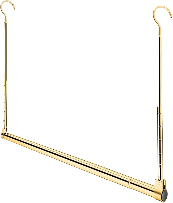 Adjustable Hanging Closet Rod, Extender Hanging Rod, Closet Hanging Organizer, Heavy Duty Closet ... | Amazon (US)