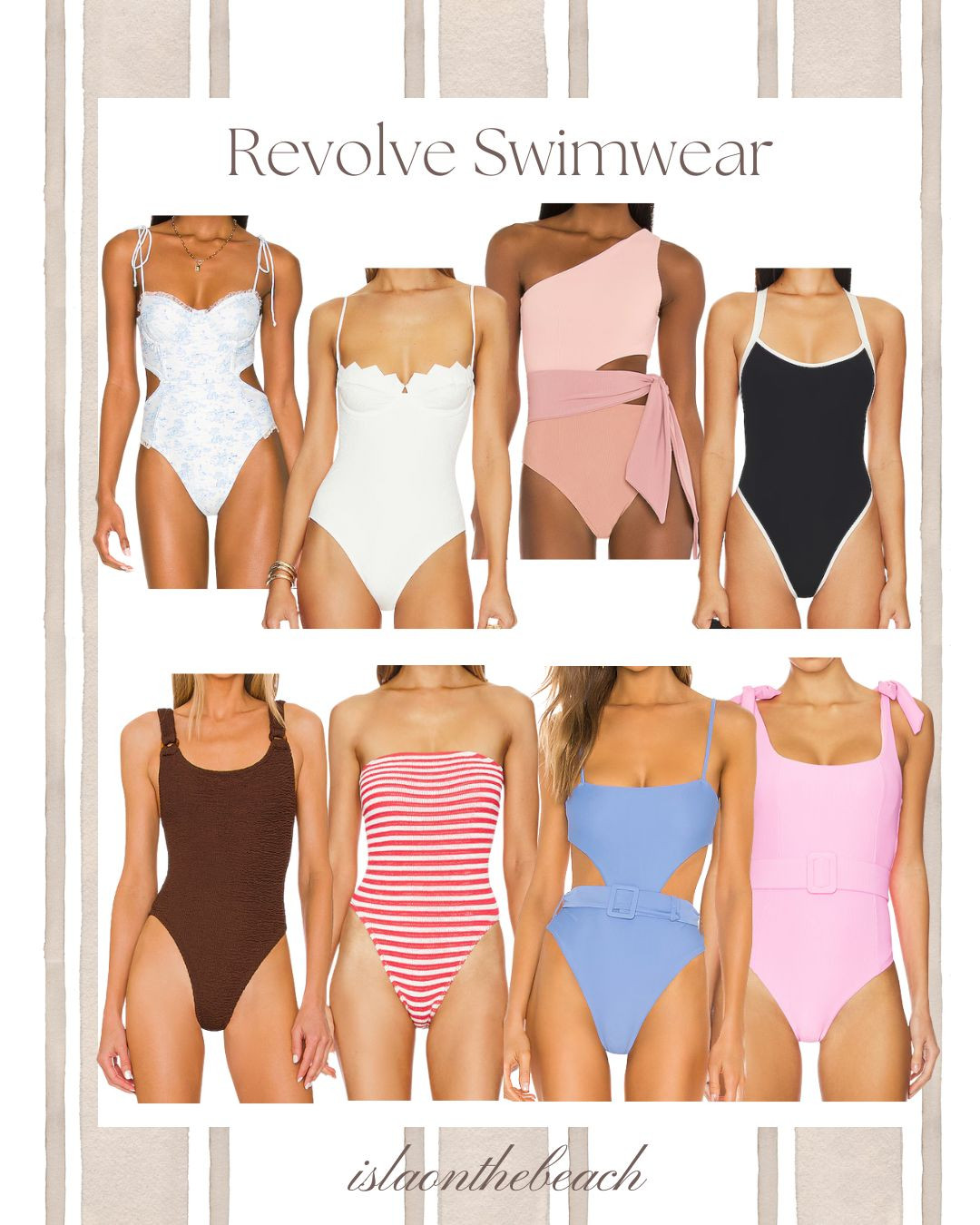 New one piece swimwear at Revolve for Spring Break!! 

 #LTKSeasonal #LTKSwim #LTKTravel