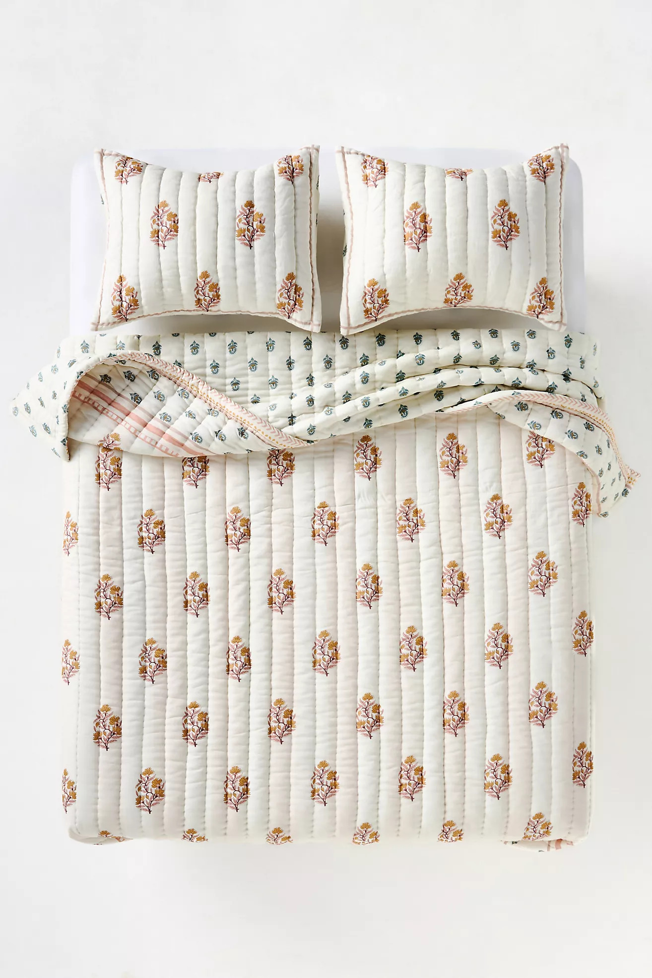 100% Cotton Voile Printed Quilt Collection | Anthropologie (US)