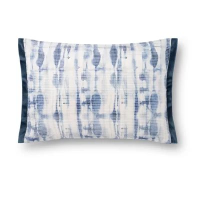 Abstract Lumbar Pillow Loloi x Justina Blakeney Fill Material: Down, Color: Blue | Wayfair North America