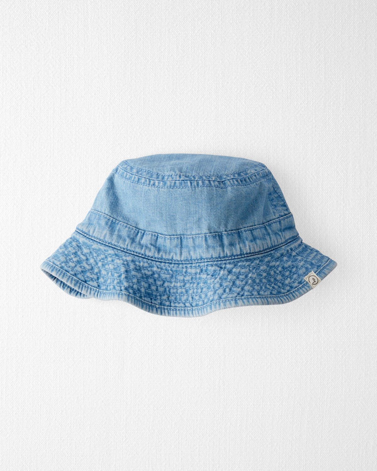 Blue Toddler Organic Cotton Chambray Bucket Hat | carters.com | Carter's