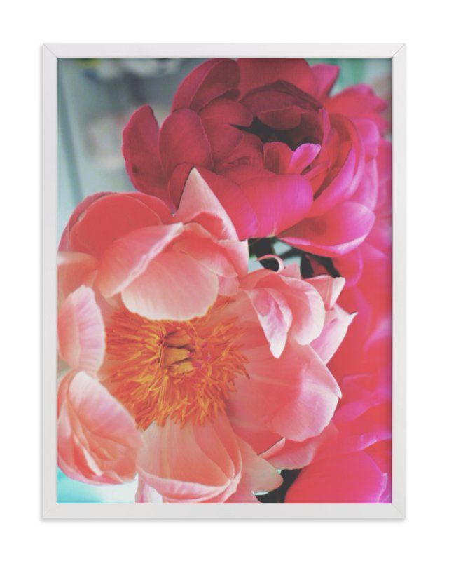 "Vintage Peonies" - Photography Limited Edition Art Print by HafnHafStudio. | Minted