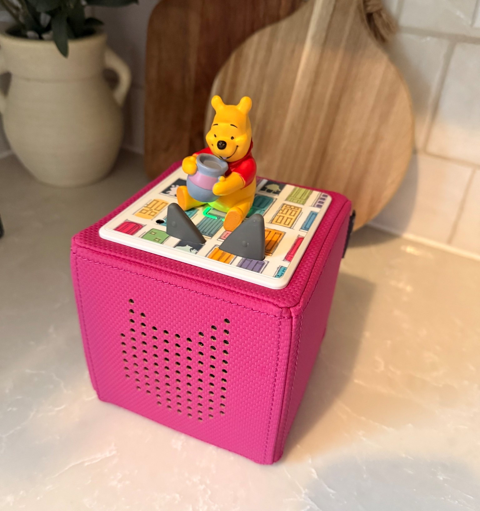 tonie box accessories. we use this daily, even when helping in the kitchen 😉
#firstbirthday #toddlerfavorites #everydayessentials #sale

#LTKdayinmylife #LTKmomlife #LTKHome