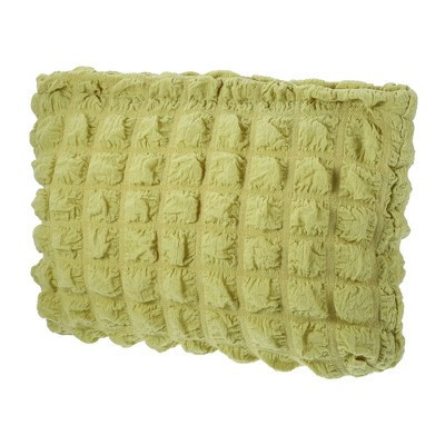 Unique Bargains Bubble Cloud Checkered Zipper Makeup Bag 1 Pc Yellow | Target