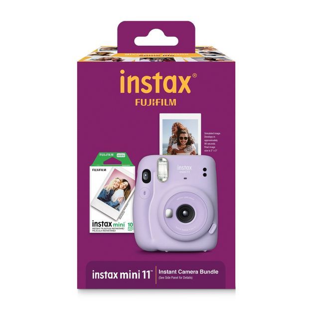 Fujifilm Instax Mini 11 Instant Film Camera Bundle - Purple | Target
