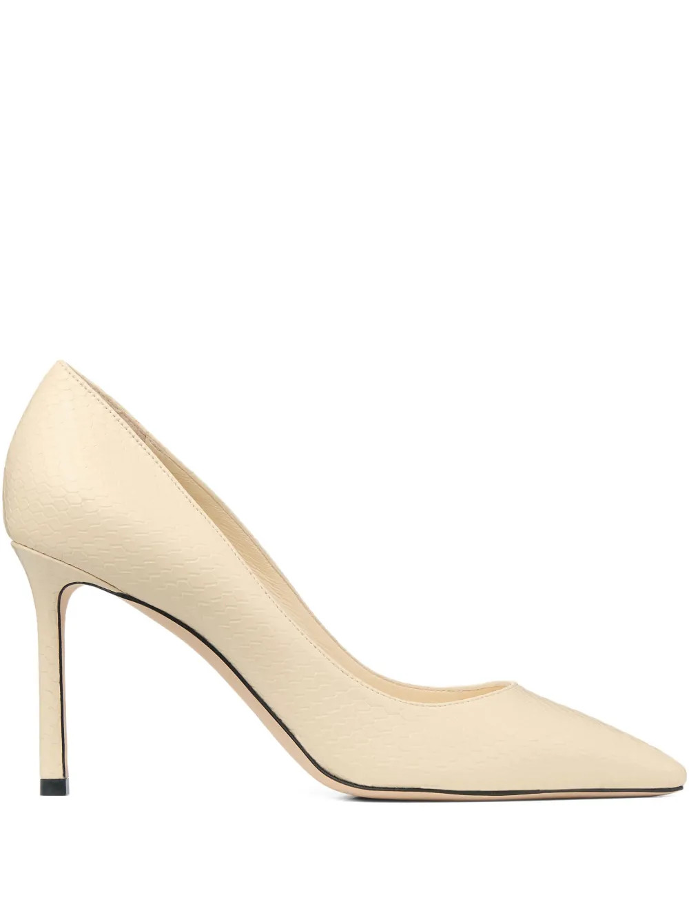 Jimmy Choo 85mm Romy Pumps | Neutrals | FARFETCH | Farfetch Global