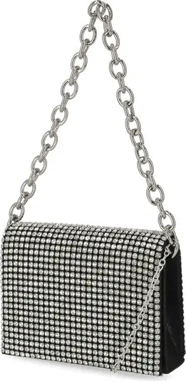 Crystal Embellished Shoulder Bag | Nordstrom Rack