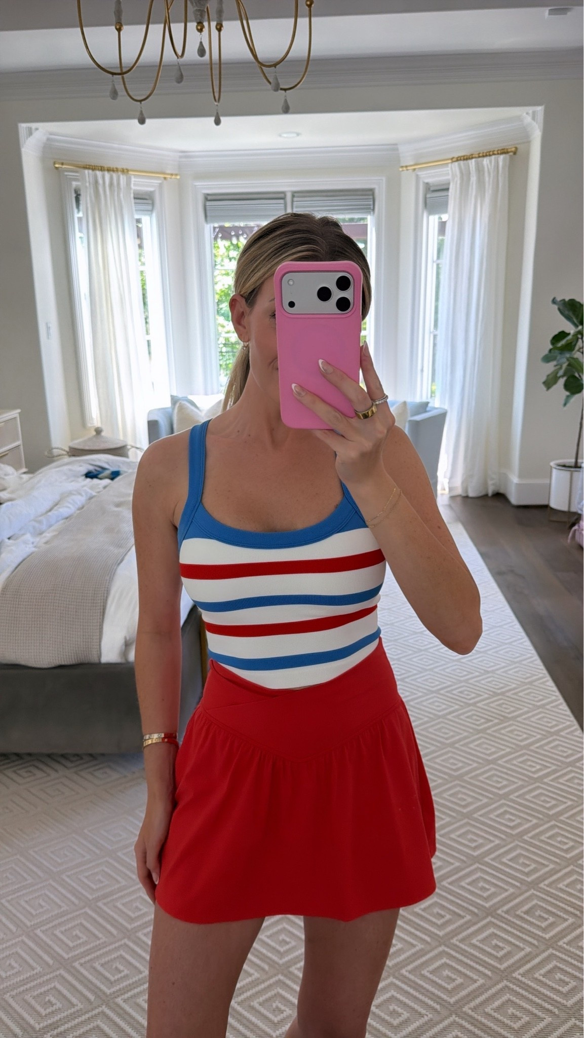 today’s ootd (wearing size small in both pieces) - would be so cute for memorial day ♥️🇺🇸

athleisure, mom fit, summer, memorial day, 4th of july, red white and blue, work out clothes, target find, joylab

#LTKmomlife #LTKfitnessgoals #LTKActive