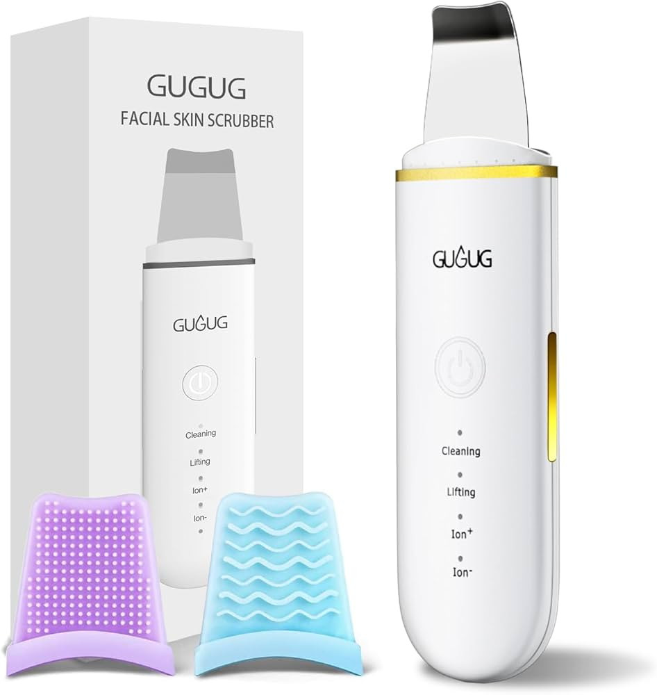 GUGUG Skin Scrubber Face Spatula Skin Spatula Pore Cleaner Blackhead Remover Tools for Facial Dee... | Amazon (US)