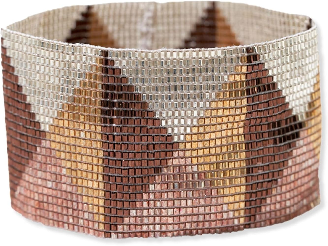 INK + ALLOY Beaded Bracelets for Women, Brooklyn Luxe Bead Stretch Cuff Boho Bracelet, Handmade J... | Amazon (US)