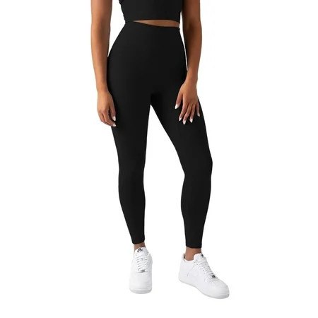 YITTY Active Women's UltraLuxe High-Waist Legging, Athleisure, 4-Way-Stretch, Iconic Black, S, Regular | Walmart (US)