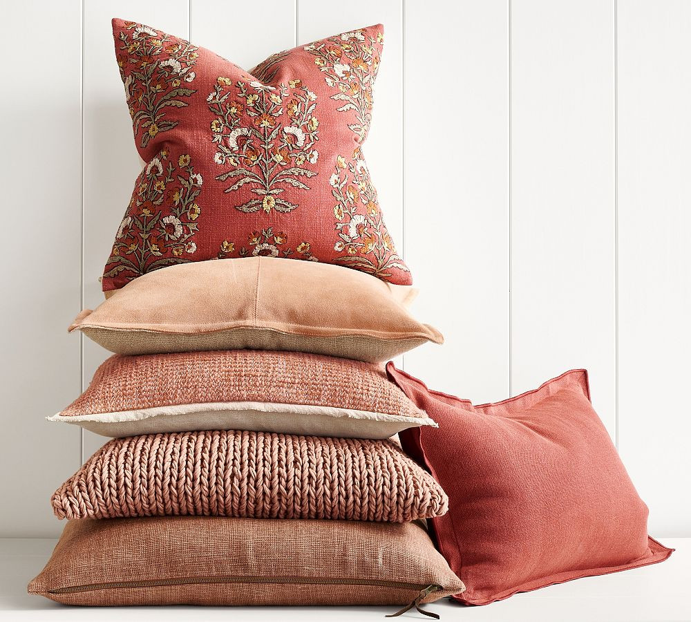 Cardwell Flange Throw Pillow | Pottery Barn (US)
