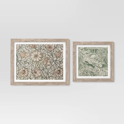 14" x 14" and 16" x 20" 2pk Harvest Fun Framed Under Plexi - Threshold™ | Target