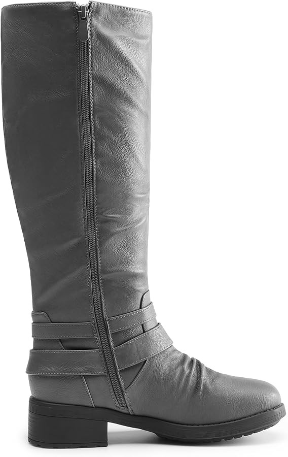 DREAM PAIRS Women's Knee High Riding Boots Wide Calf | Amazon (US)